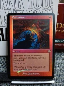Overmaster 327 Retro Frame Foil Dominaria Remastered Magic The Gathering Card - Picture 1 of 2