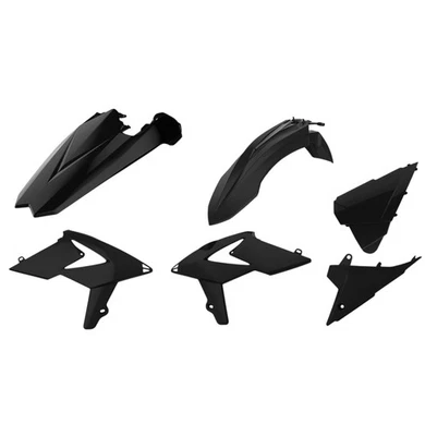 Kit de enduro de plástico Polisport MX para motocross Beta RR 2T/4T (2018-19), negro Foto 1 de 4