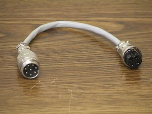 Adaptador de micrófono redondo Kenwood 8 pines redondo a Kenwood 4 pines #33D - Imagen 1 de 1