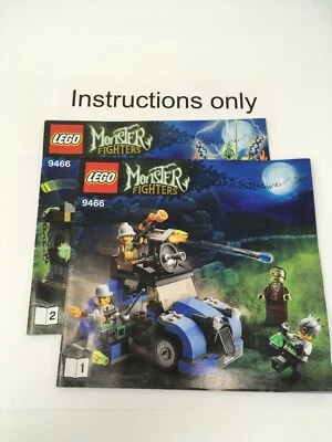 SOLO instrucciones Lego 9466 The Crazy Scientist & His Monster Monster Fighters Foto 1 de 2