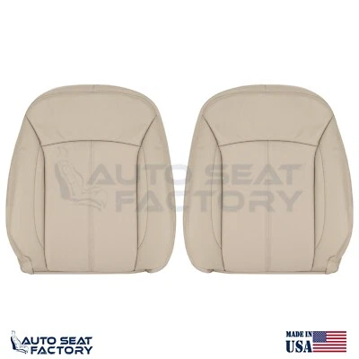 Fundas de asiento de vinilo tostado superior izquierda y derecha Buick LaCrosse 2010-2013, perfectas Foto 1 de 4