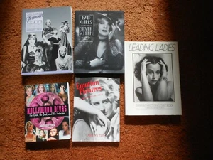 movie film reference books: women's pictures and glamour, 6 book lot! - Picture 1 of 3