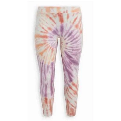 NUEVO TORRID Leggings Elásticos Talla 5X Sin Ver Tie Dye Cintura Alta Foto 1 de 4