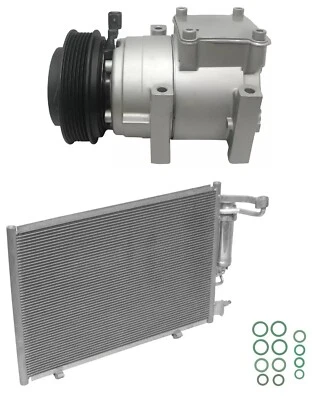 RYC Reman AC Compressor Kit W/ Condenser IG319 Fits Ford Fiesta Ikon 1.6L 2011 - Image 1 of 4