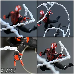 Marvel Legends Spiderman Custom Web / Set Of 8 - Picture 1 of 4