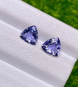 1.66ct Amazing Nice 100% Natural Blue Violet Tanzanite - Picture 1 of 3