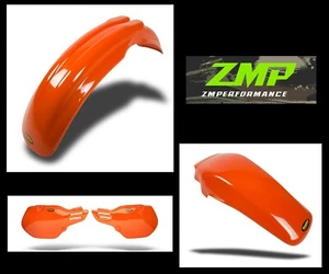 NEW HONDA 85-86 CR 250 ORANGE PLASTIC FRONT AND REAR FENDERS AND SIDE PANELS - Bild 1 von 1