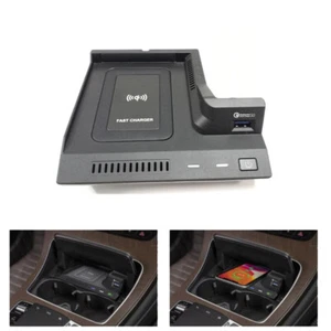 Auto Wireless Telefon Ladegerät Pad für Mercedes Benz C W205 GLC AMG C43 C63 C180 - Bild 1 von 10