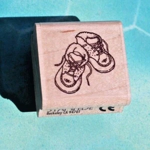Zapatos de bebé sello de goma / estampida de goma #A1947B ¡NUEVO ENVÍO GRATUITO! - Imagen 1 de 4
