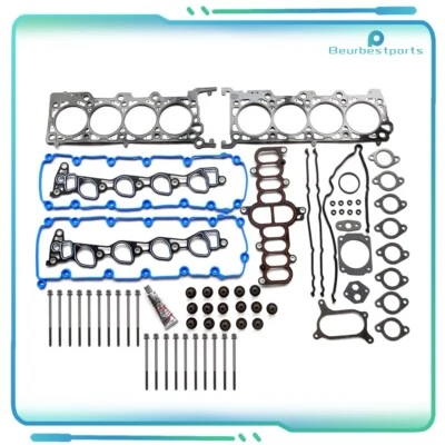Juego de juntas de culata para Ford E-150 E-250 Explorer 1997-1999 4,6 L V8 SOHC VIN W Foto 1 de 4