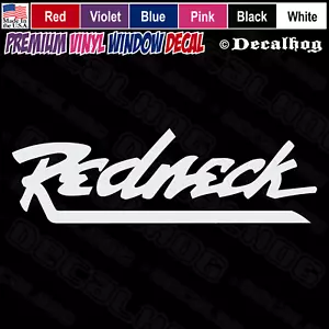 Redneck Red Neck Country Car Truck Window Laptop Vinyl Decal Sticker. - Foto 1 di 7