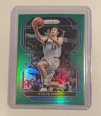 Prizm Steve Nash 2021-22 verde paralelo #264 Dallas Mavericks Foto 1 de 2