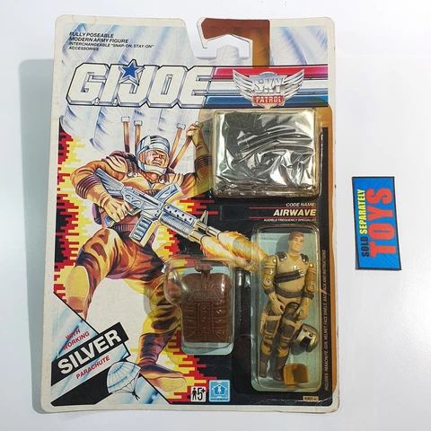 GI Joe Sky Patrol AIRWAVE 1990 UK International figure Cover
