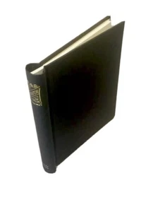 Stanley Gibbons Senator Standard Album schwarzes Leder mit 50 Blättern