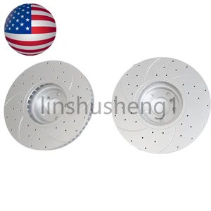 FOR BMW F85 F86 Performance Pair Set of 2 Front 395mm Vent Brake Disc Rotor - Picture 1 of 4