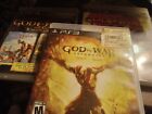 LOT OF 4 GOD OF WAR 1-3 & ASCENSION GAMES PS3