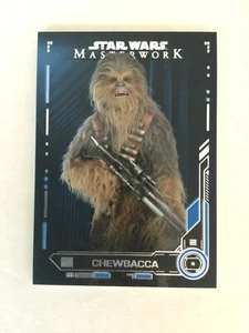 2019 Star Wars MASTERWORK Blue Parallel - CHEWBACCA - Card #93 - Picture 1 of 2