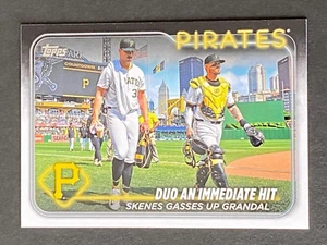 Paul Skenes / Yasmani Grandal 2024 Topps Update Series Veteran Combos #US160 RC - Picture 1 of 10