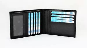 Herren Geldbörse Gianfranco Corti Echtleder Slim Port Card Port Dokument - Bild 1 von 4
