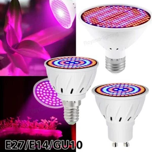 LED Grow Lampe Pflanzenlampe Vollspektrum Pflanzenlicht Pflanzenleuch Glühbirne - Bild 1 von 17