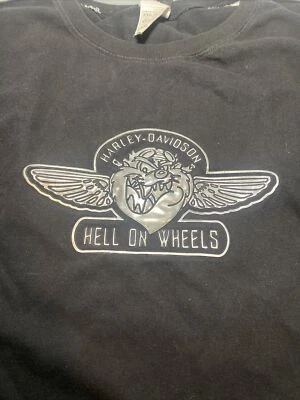 Camisa 2XL Vintage Años 90 Warner Bros Harley-Davidson Manga Larga EE. UU. Taz Rara 1999 Foto 1 de 4