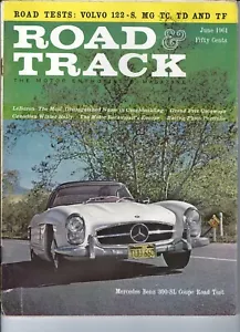 1961 Mercedes Benz 300-SL and Volvo 122-S tested in vintage Road & Track - Imagen 1 de 2