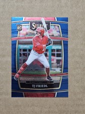 2022 Panini Select, Concourse Level, Blue ,MLB TJ Friedl RC, Card #11
