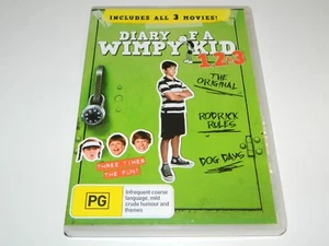 Diary Of A Wimpy Kid 1, 2 & 3 DVD (3-Disc) Roderick Rules Dog Days - Picture 1 of 4
