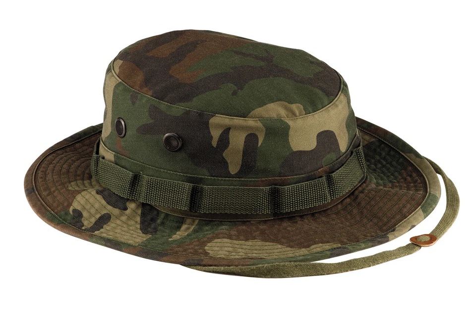 Chapéu Boonie Vintage Rothco - Camuflagem Floresta - Imagem 1 de 1