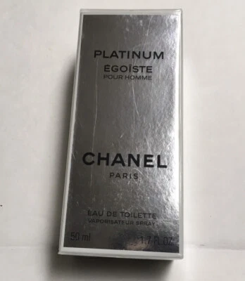 EGOISTE PLATINUM por Chanel Eau De Toilette Spray 1.7 OZ para Hombres Nuevo en Caja Sellado Foto 1 de 4