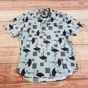Volcom Shirt Mens Extra Large Blue Outdoor Skateboarding Surfing Camp Adult - Picture 1 of 10