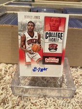 2016 Contenders Draft Picks College Ticket Derrick Jones Jr #182 Rookie Auto RC