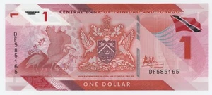 Trinidad & Tobago 1 Dollar 2020 Pick 60 UNC Uncirculated Banknote Polymer - Picture 1 of 2