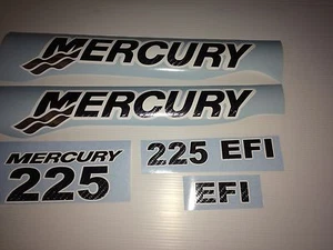 Mercury Outboard EFI 225 decals stickers Carbon Fiber - other HP on request - Picture 1 of 5