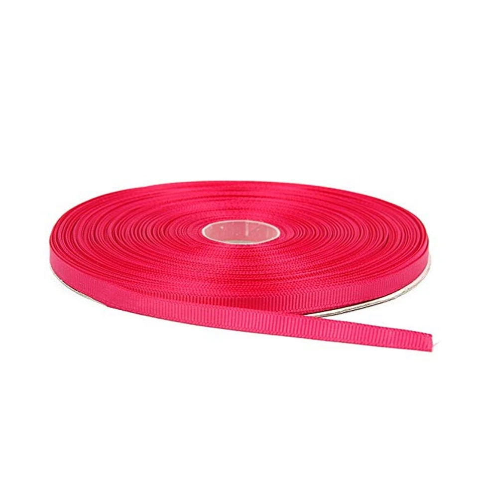 1/4" Wide Fuschia Grosgrain Ribbon - 50 Yard Spool (00836) - Image 1 of 1