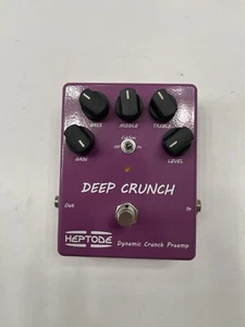 Heptode Deep Crunch Preamp Cab Simulator Overdrive Guitar Effect Pedal - Picture 1 of 6