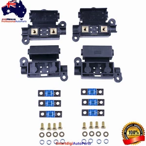 60A MIDI FUSE KIT 4 x ANS Strip Link Holder + 6 x 60 AMP Fuses Dual Battery New - Picture 1 of 4