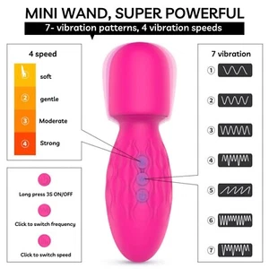 Handheld Massager Wand, Powerful Vibrating Mini Massager Wand, Full Body Therapy - Picture 1 of 10