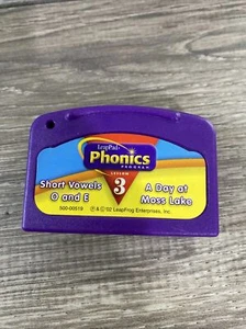 LeapPad Frog Phonics Program Lesson 3 Short Vowel O and E CARTRIDGE ONLY - Picture 1 of 6