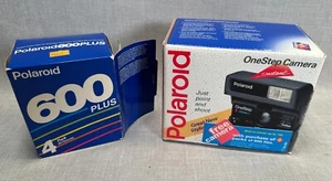 Polaroid OneStep Sofortbildkamera + 2 Packungen 600 Plus Film mit Box, Handbuch - SCHÖN! - Bild 1 von 13