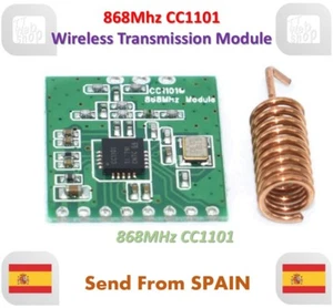 CC1101 868MHz Wireless Module Long Distance Transmission with Antenna - Imagen 1 de 5