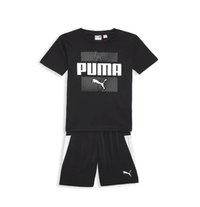 Puma Boy's 2-Piece T-Shirt & Shorts Set Black Size 7 4374 - Picture 1 of 2