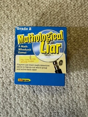 Mathological Liar Grade 2 A Math Whodunit Card Game Edupress Complete - Image 1 of 4