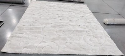 CREME / CREME 8' X 10' Back Stain Rug, Reduced Price 1172756728 SG455-1111-8 - Image 1 of 4