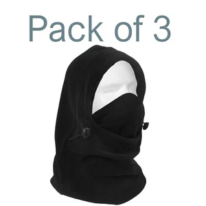 OUTDOOR FLEECE HOODY HALS GESICHTSMASKE ABDECKUNG WÄRMER MÜTZE KAPUZEN SKI BEANIE REITEN - Bild 1 von 5