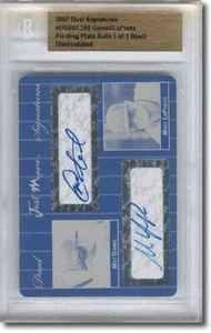 Mat Gamel * Matt LaPorta * Autograph Rookie Auto Plate BGS 1/1 - Picture 1 of 1