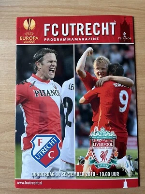 FC Utrecht Netherlands Holland v Liverpool 2010-2011 UEFA Europa League - Image 1 of 4