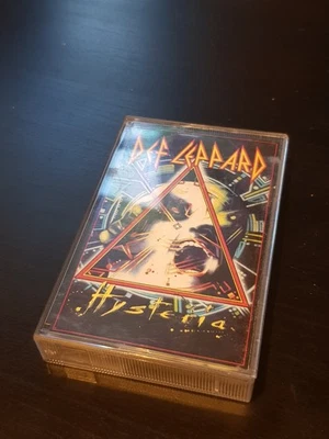 Def Leppard Hysteria Music Cassette Tape In Box Vintage Rock Classics 1987 - Image 1 of 3