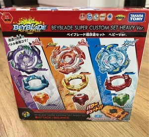TAKARA TOMY Beyblade Burst B-64 Super Custom Set Heavy Ver. Attack & Balance - Picture 1 of 6