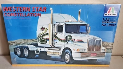Italeri Western Star Constellation Kit  # 3802 Factory Sealed 1:24 RARE Kit - Image 1 of 4